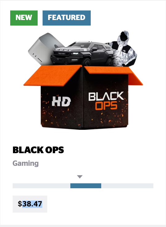 Hypedrop Black Ops Box Review: A Tactical Gamble at $38.47