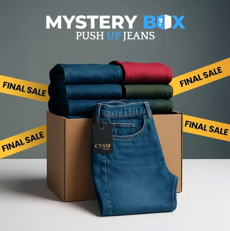CYSM Shapers Launches Mystery Box with 10 Push-Up Jeans