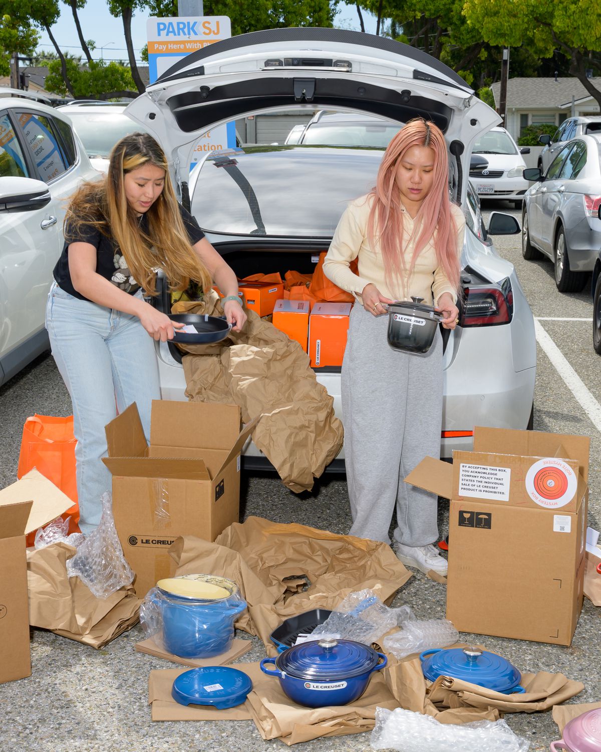 Le Creuset's $50 Mystery Box Sparks Frenzy at San Jose Factory Sale